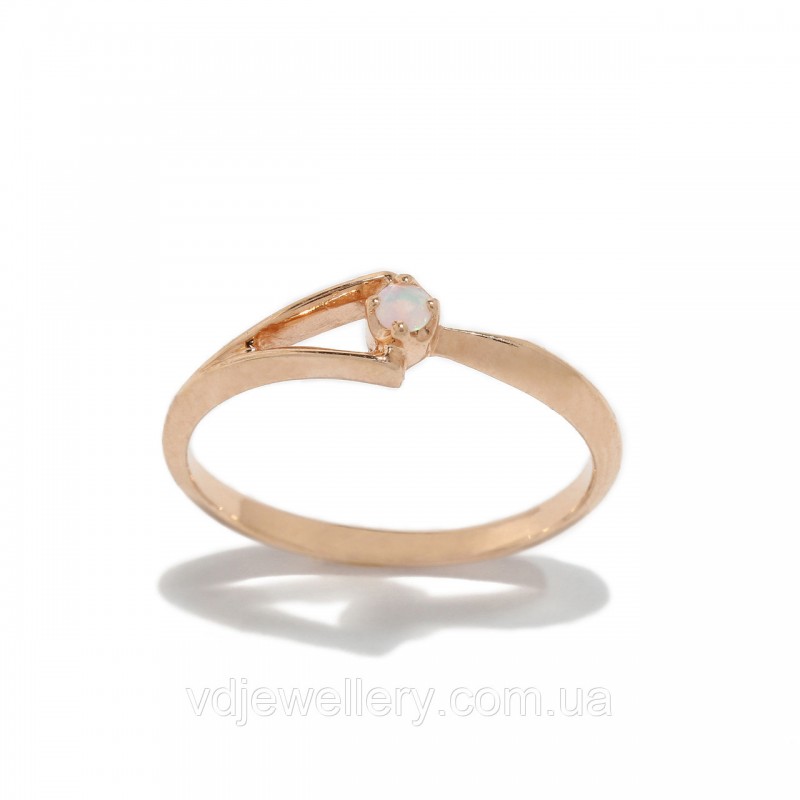 Золотое кольцо с опалом 2280101