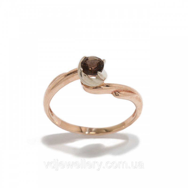 Золотое кольцо с топазом 2280530