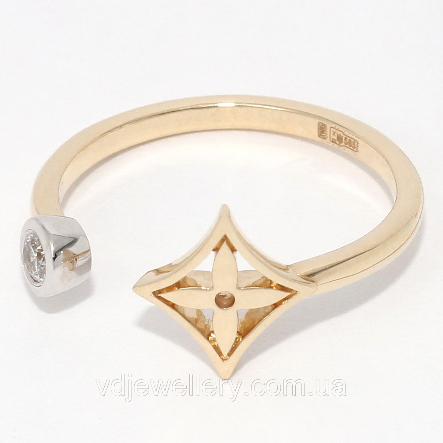 Золотое кольцо Louis Vuitton НХК24