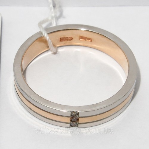 Золотое обручальное кольцо ХОК17