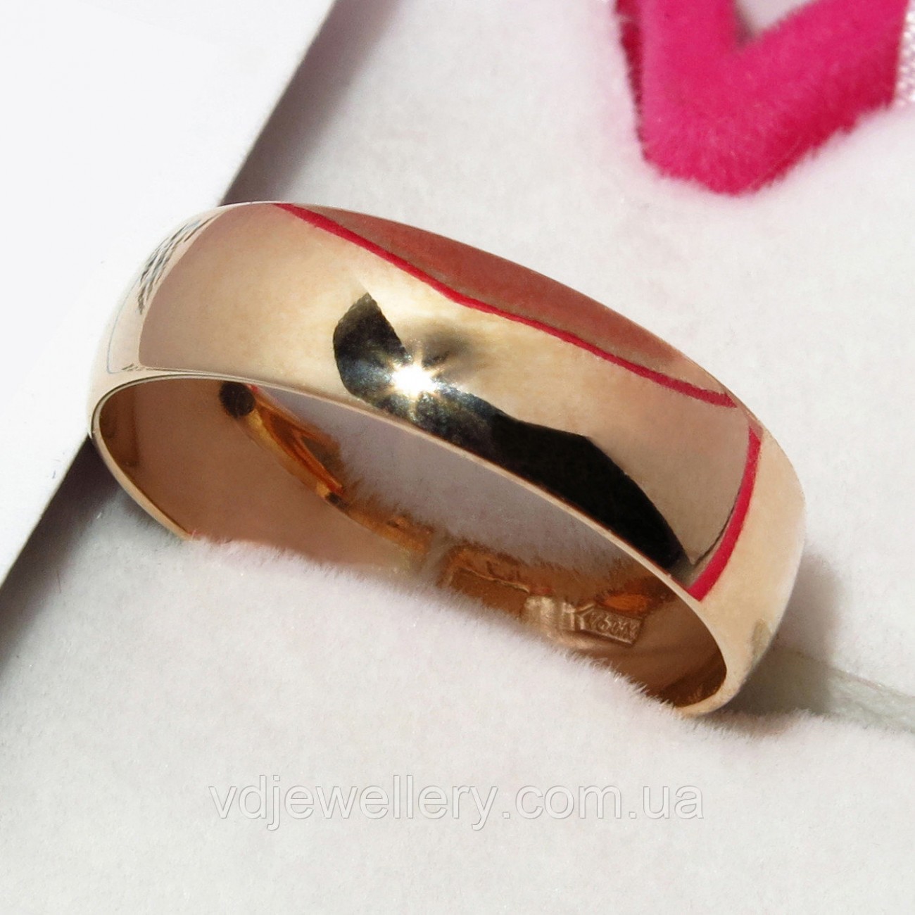 Золотое обручальное кольцо ХОК-13