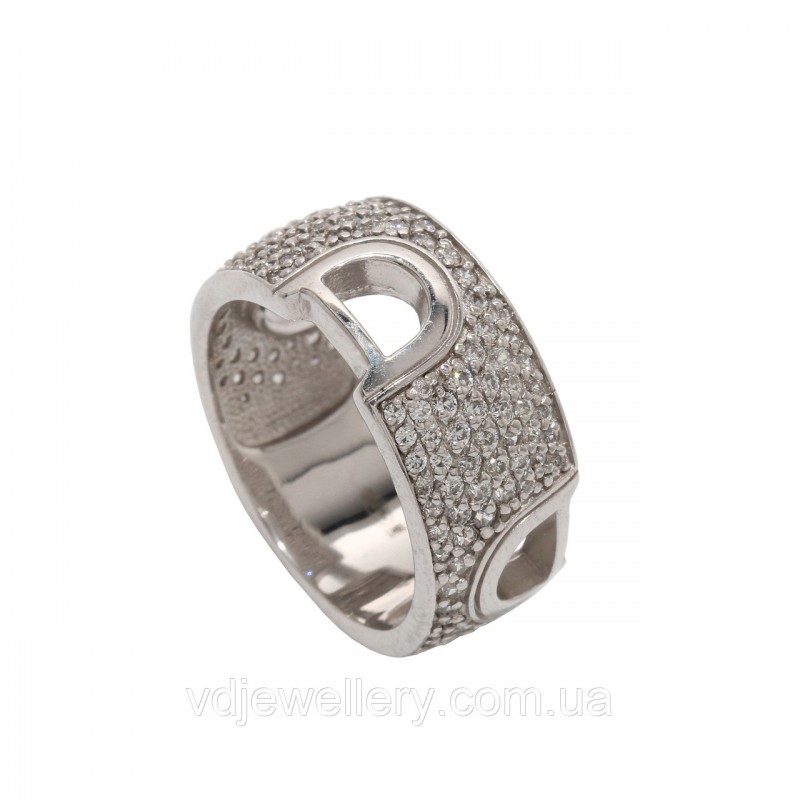 Срібна каблучка "Damiani" кжх51