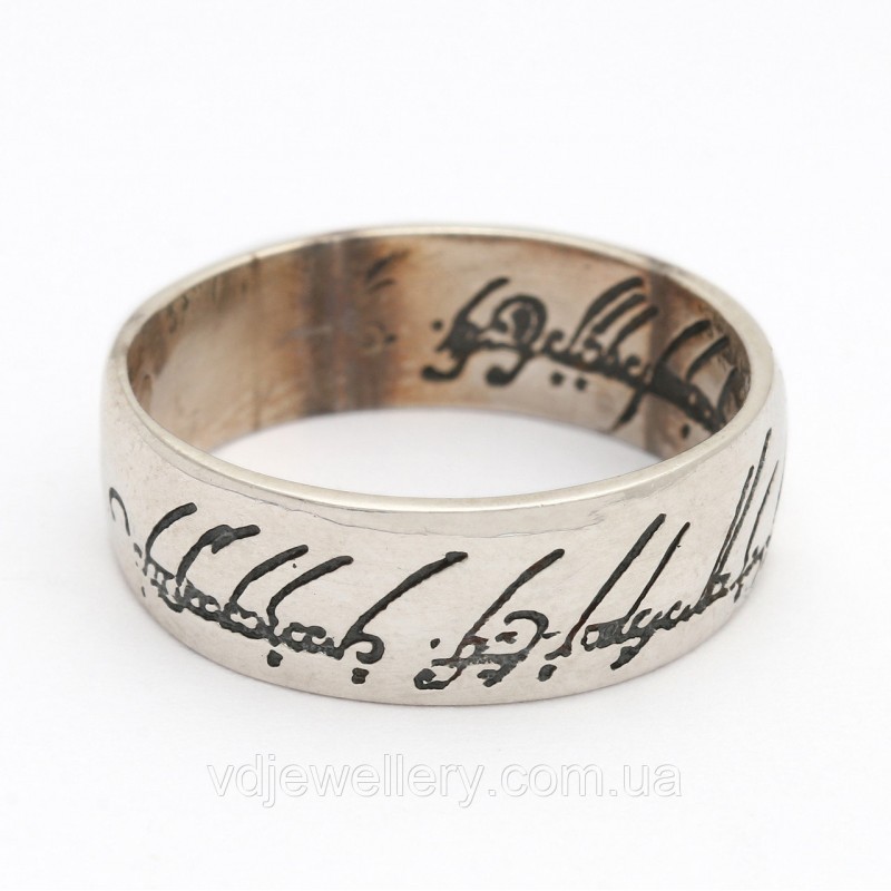 Срібна каблучка "Володар кілець" 295КЮ