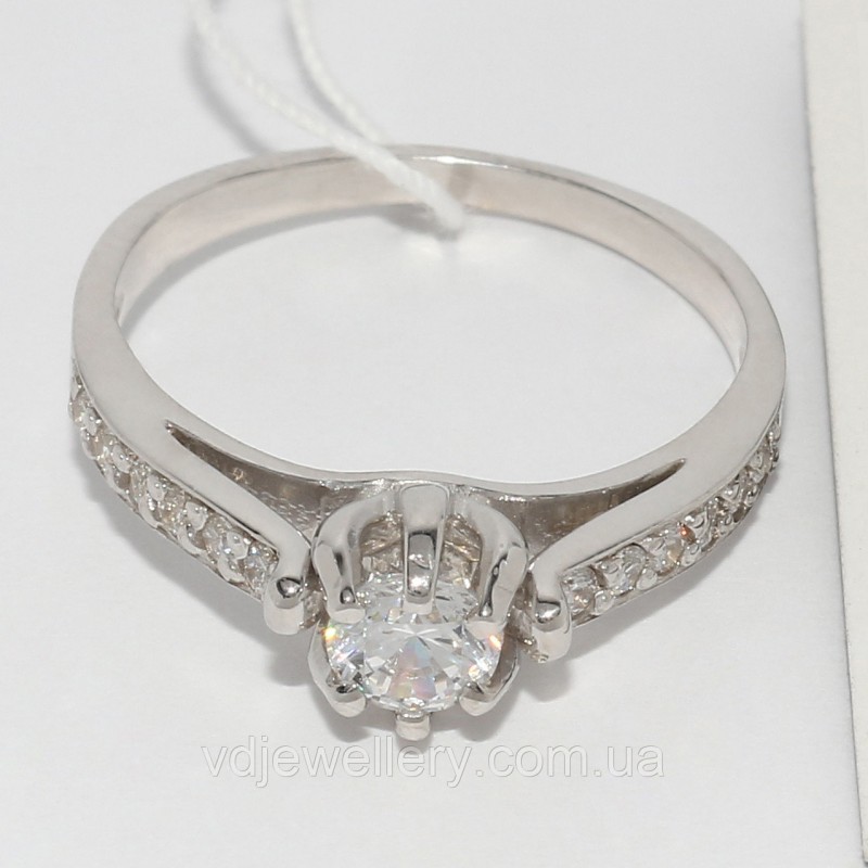 Серебряное кольцо 80КЮ