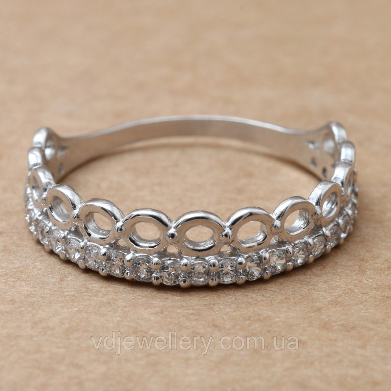 Серебряное кольцо 6кю