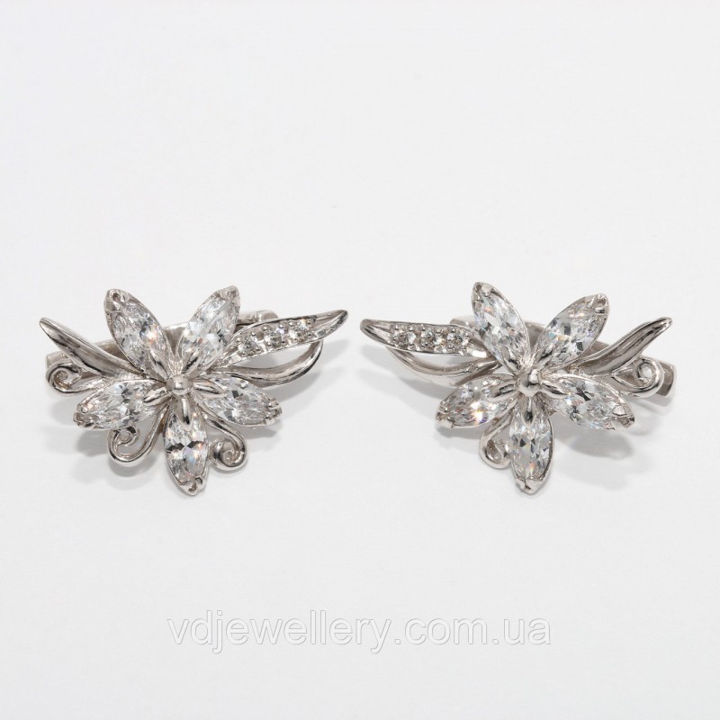 Серебряные серьги 72КН