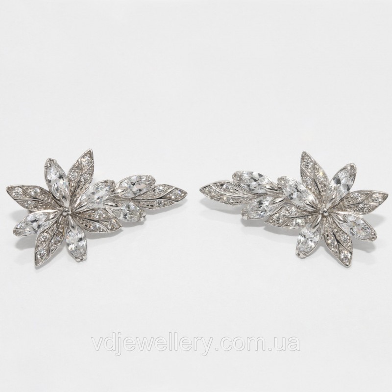 Серебряные серьги 82КН