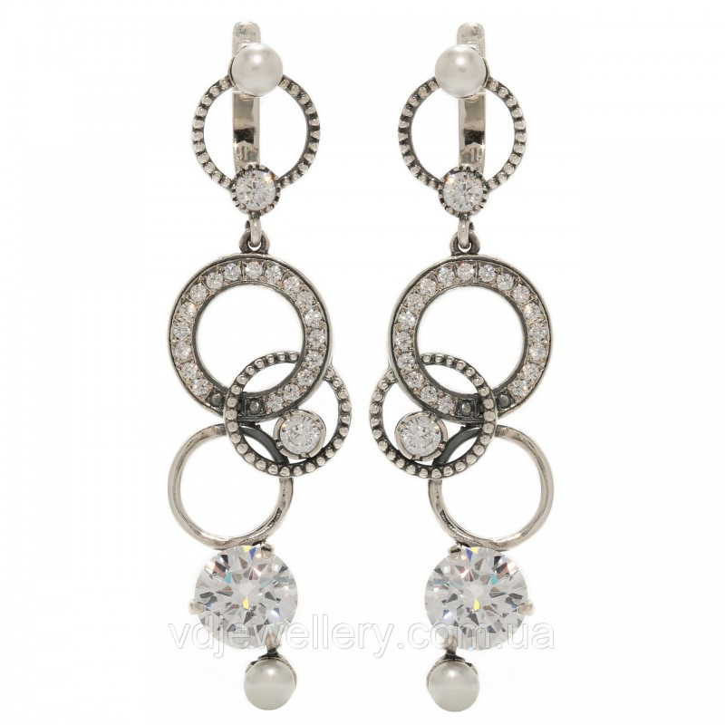 Серебряные серьги 228КН