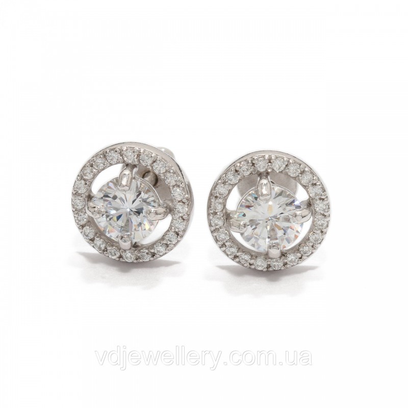 Серебряные серьги СЖХ-90