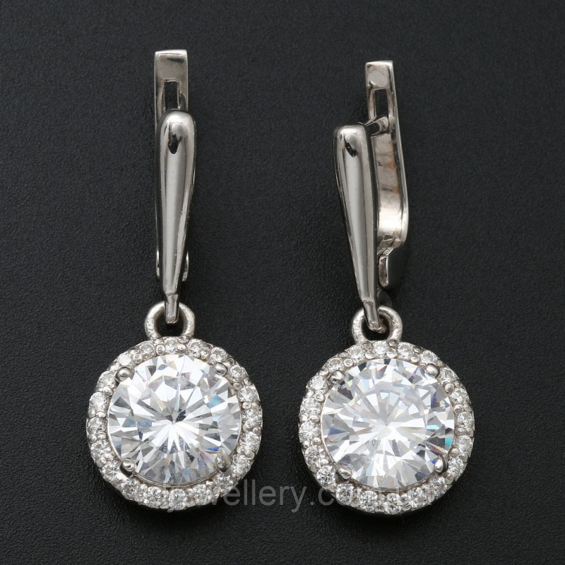 Серебряные серьги 372КН