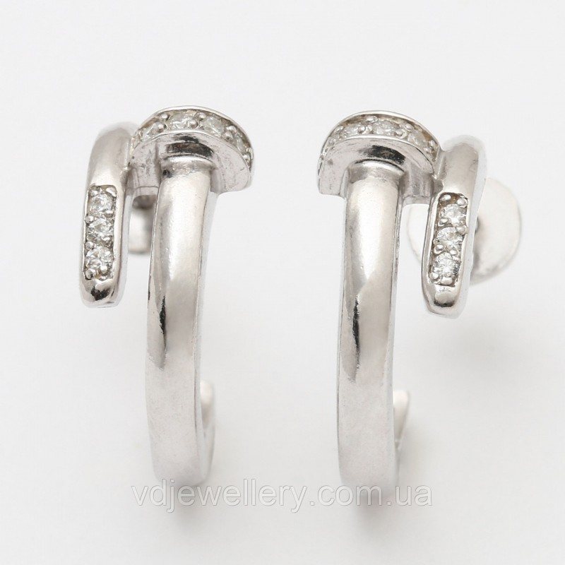 Серебряные серьги СЖХ187