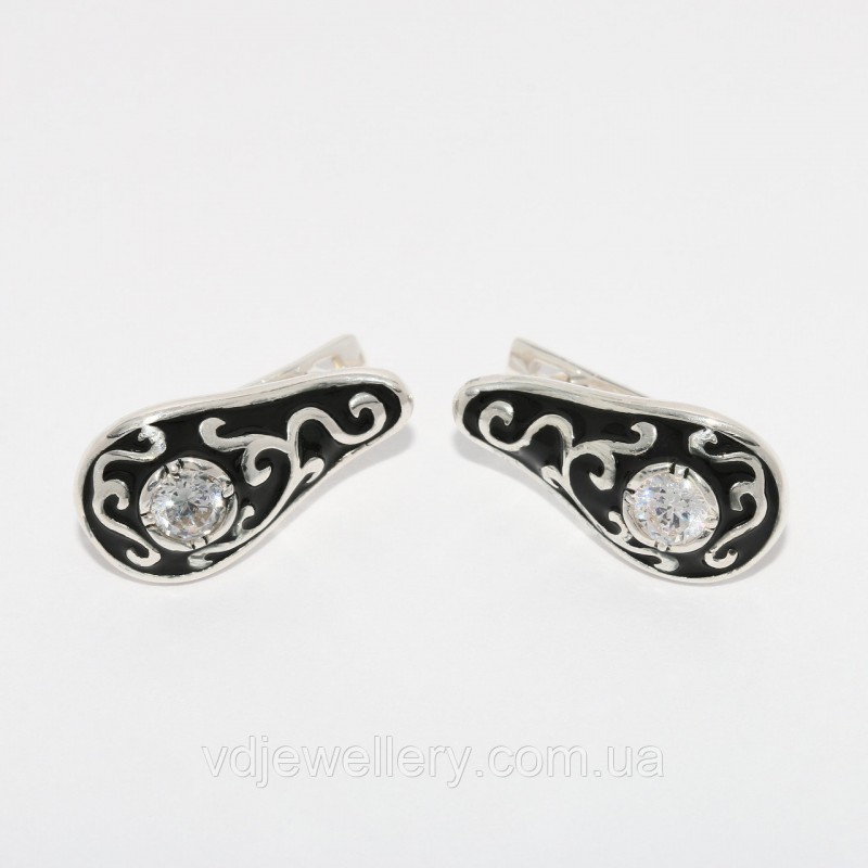 Серебряные серьги 39КН