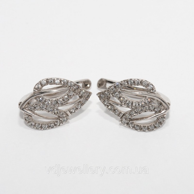 Серебряные серьги 75КН