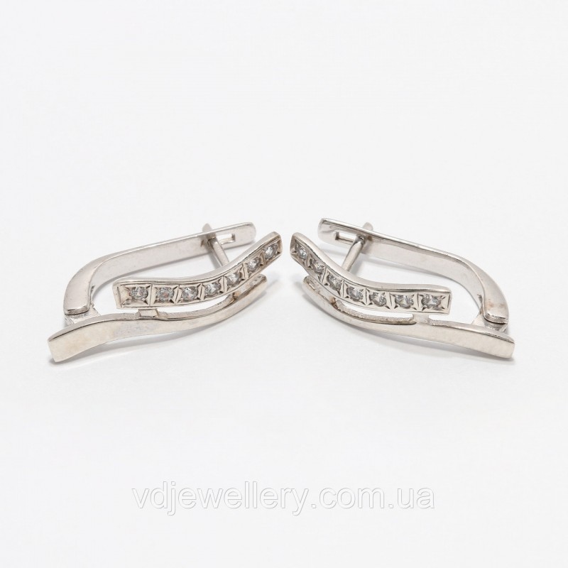 Серебряные серьги 122КН