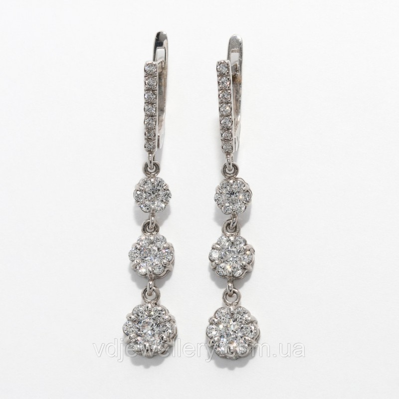 Серебряные серьги 132КН