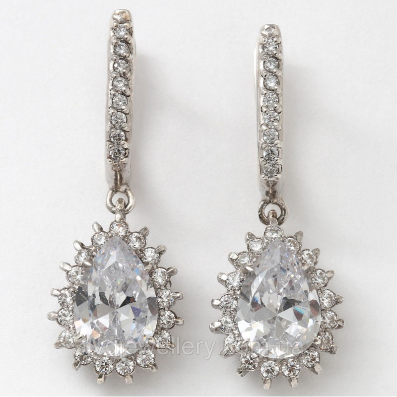 Серебряные серьги 65КН