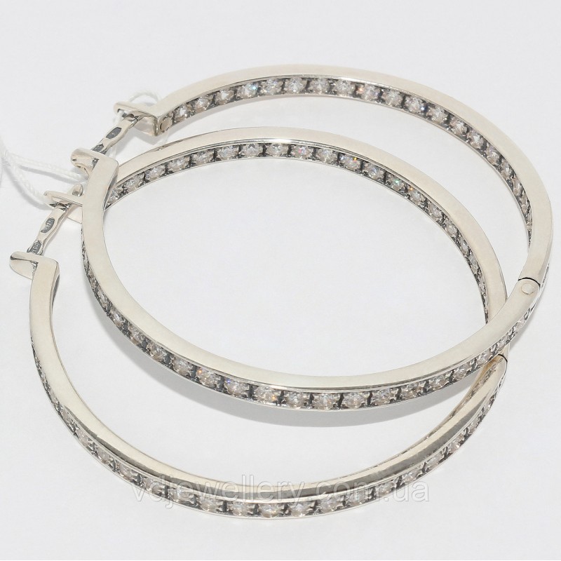 Серебряные серьги 8КН