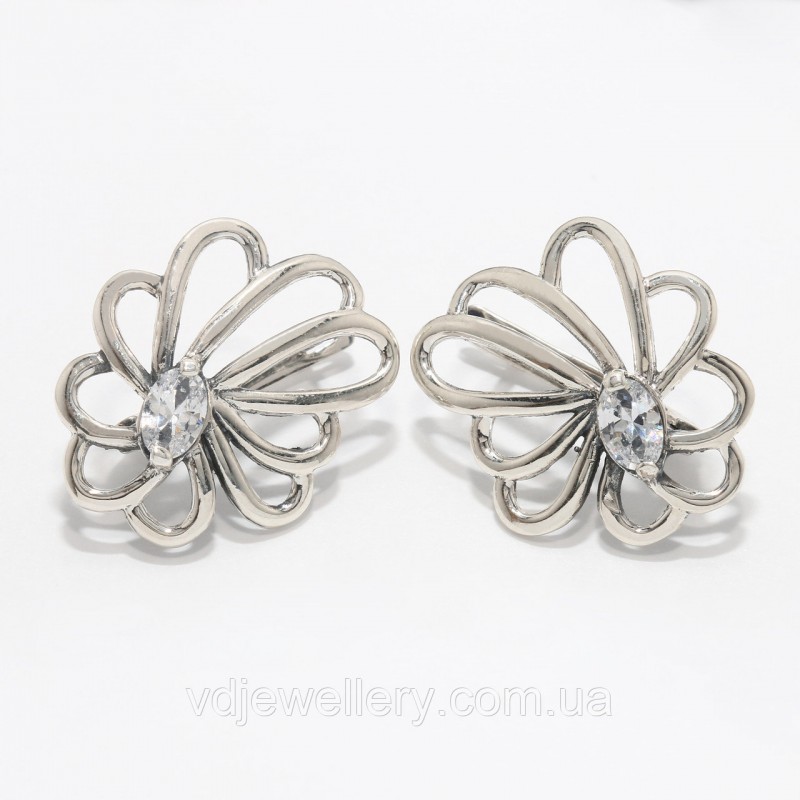 Серебряные серьги 166КН