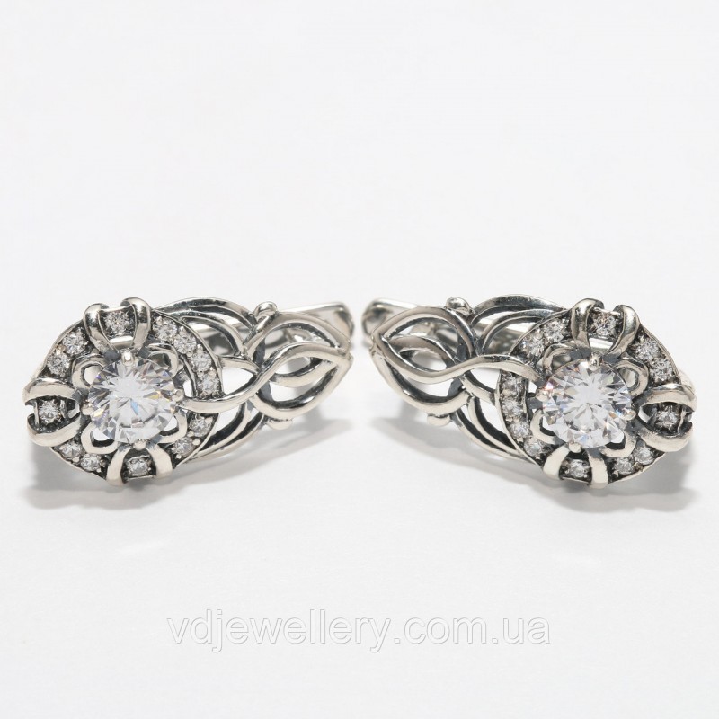 Серебряные серьги 185КН