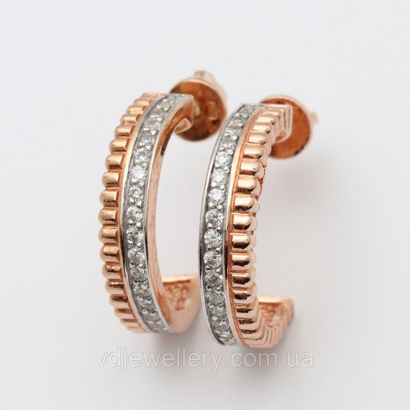 Серебряные серьги СЖХ-108