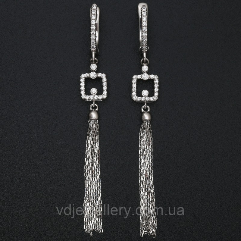 Серебряные серьги СЖХ-190