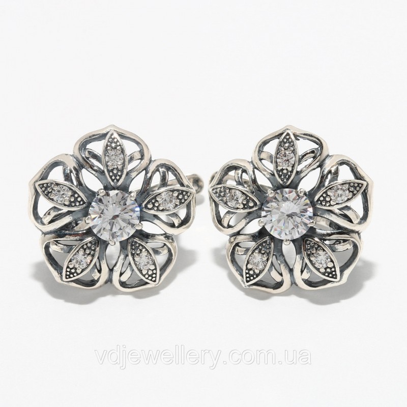 Серебряные серьги 176КН