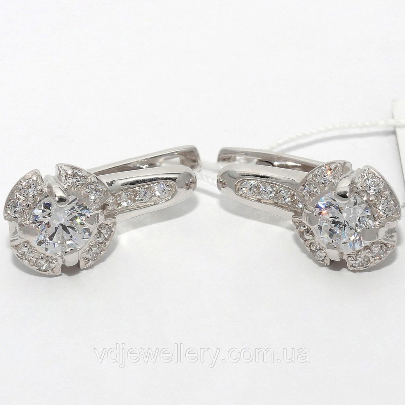 Серебряные серьги СЖХ-14