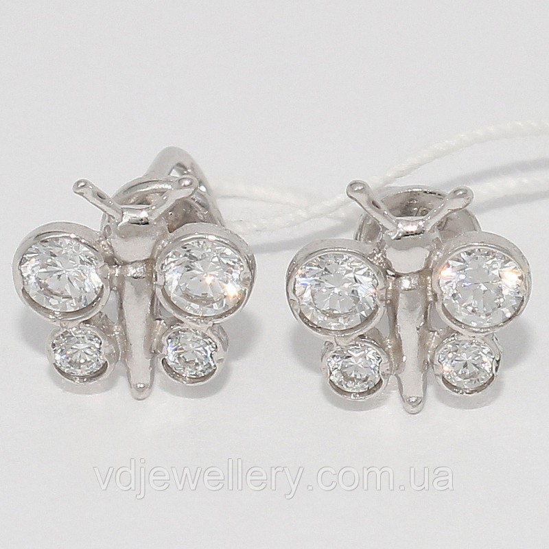 Серебряные серьги 21КН