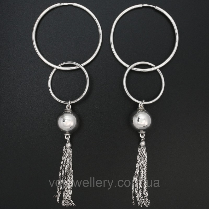 Серебряные серьги СЖХ97