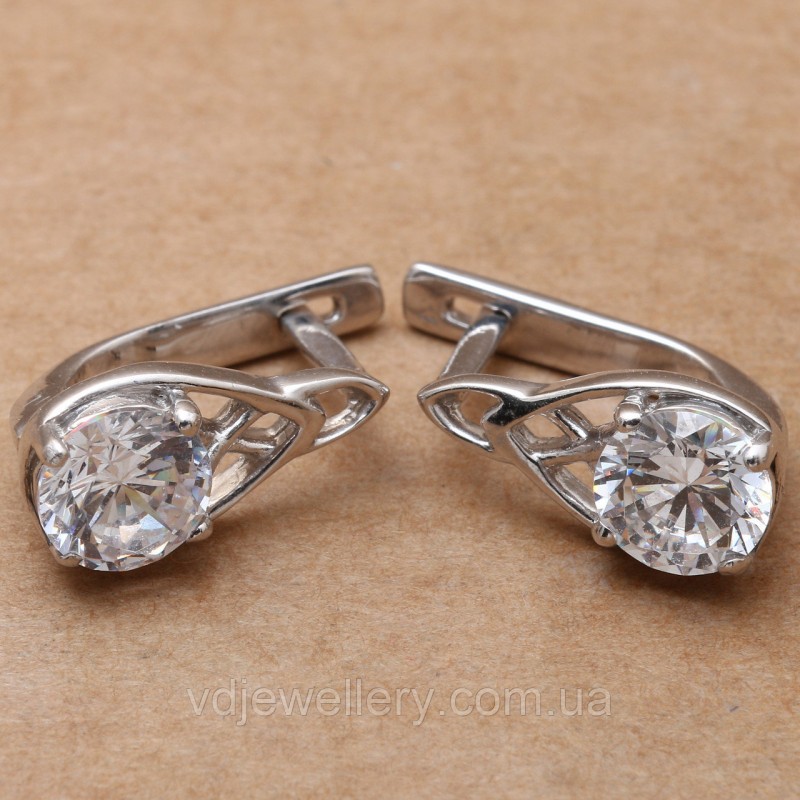 Серебряные серьги 36КН