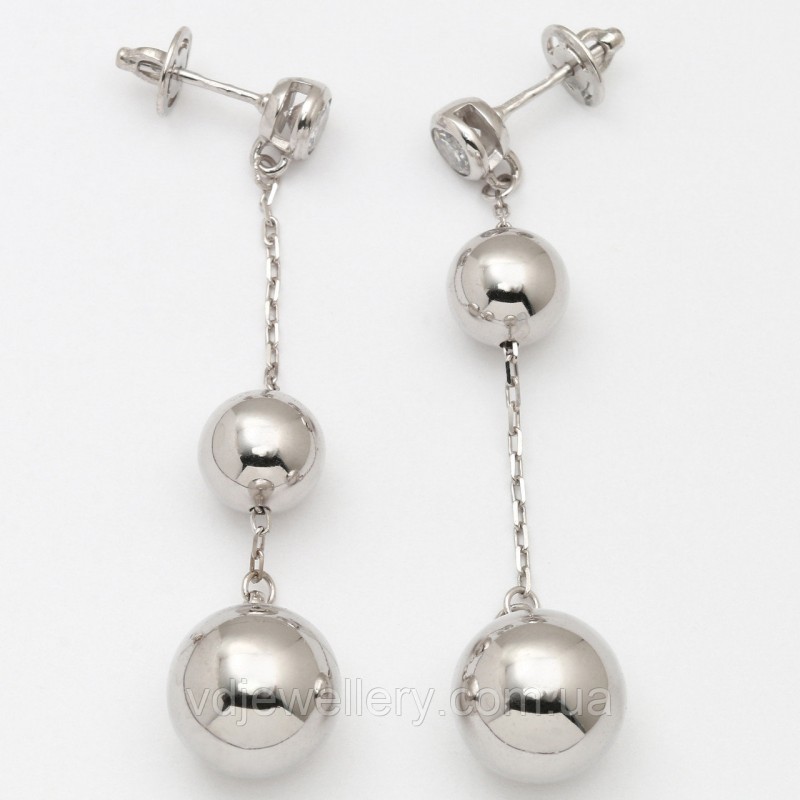 Серебряные серьги СЖХ-183