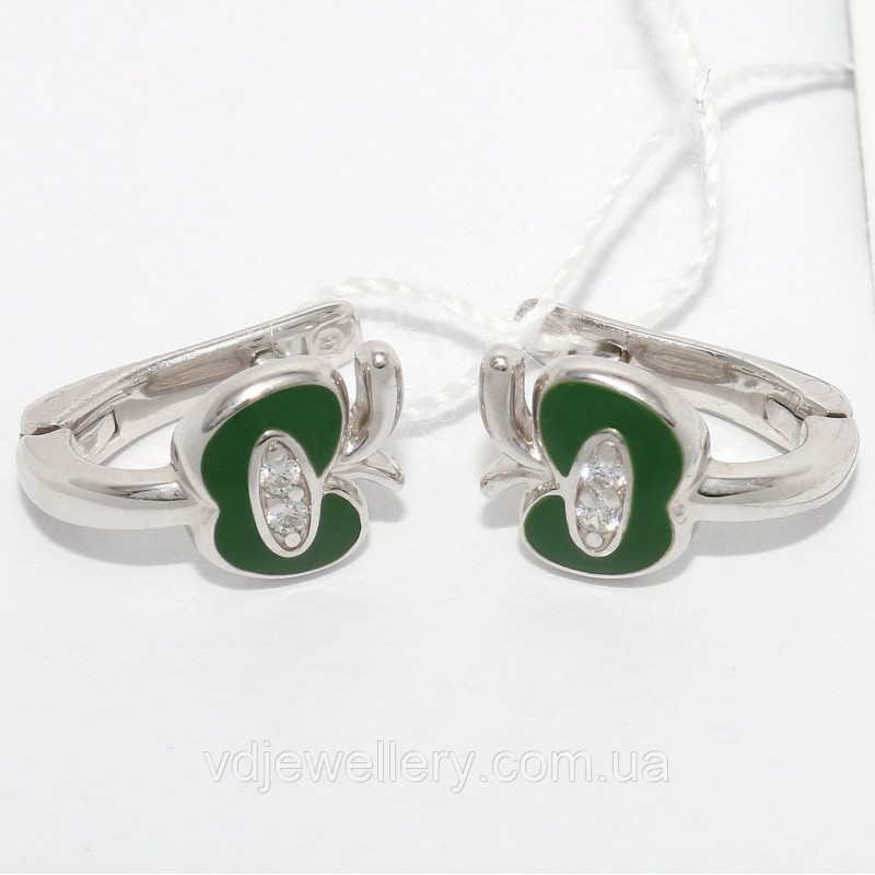 Серебряные серьги СЖХ-29