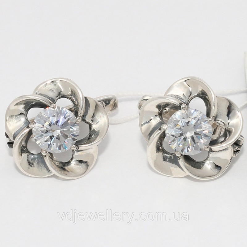 Серебряные серьги 37КН