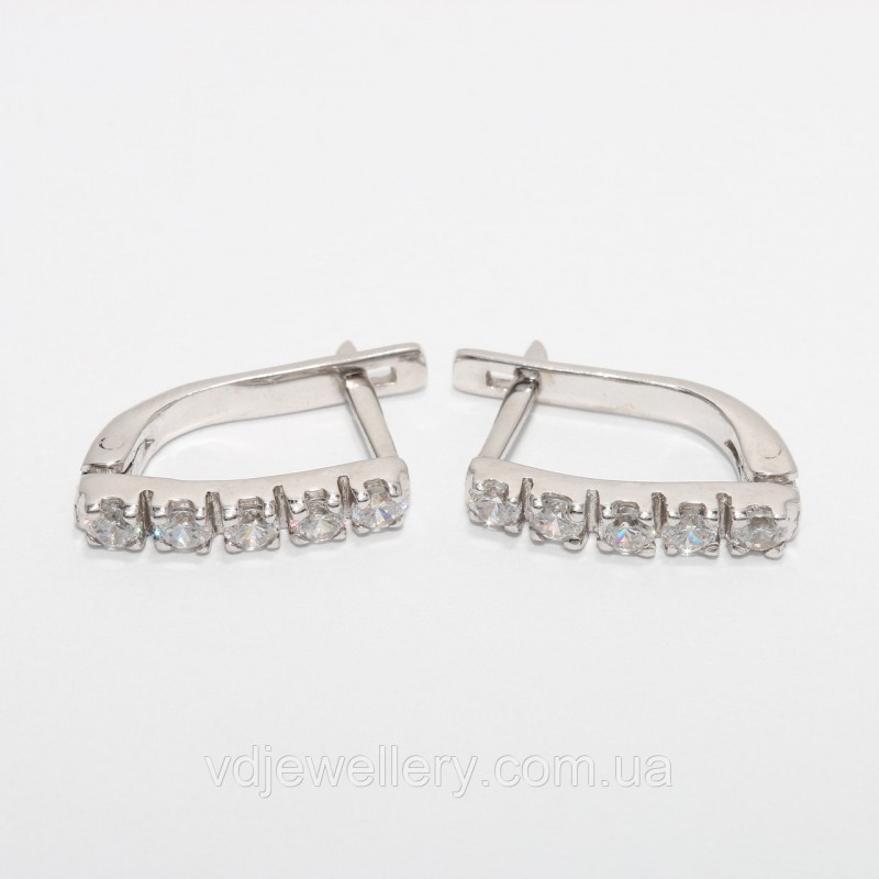 Серебряные серьги 60КН