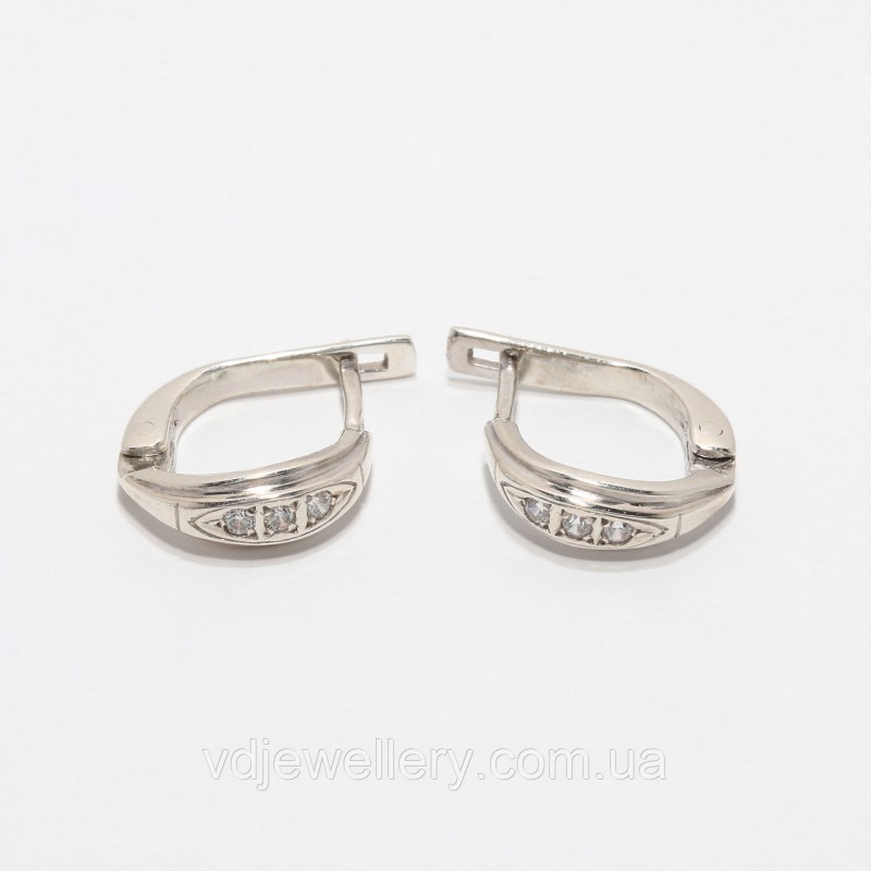 Серебряные серьги 127КН