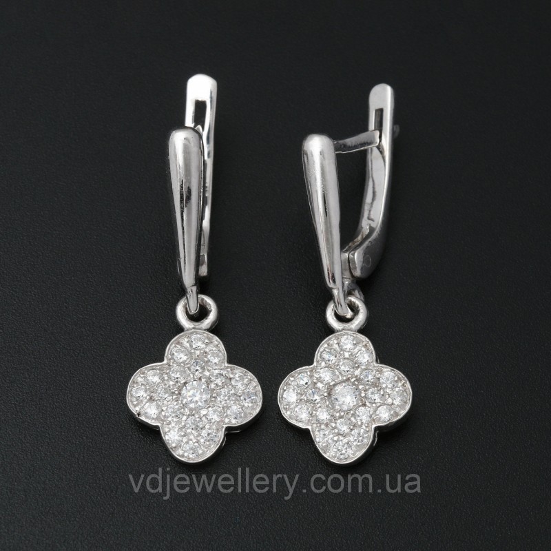 Серебряные серьги 308кн