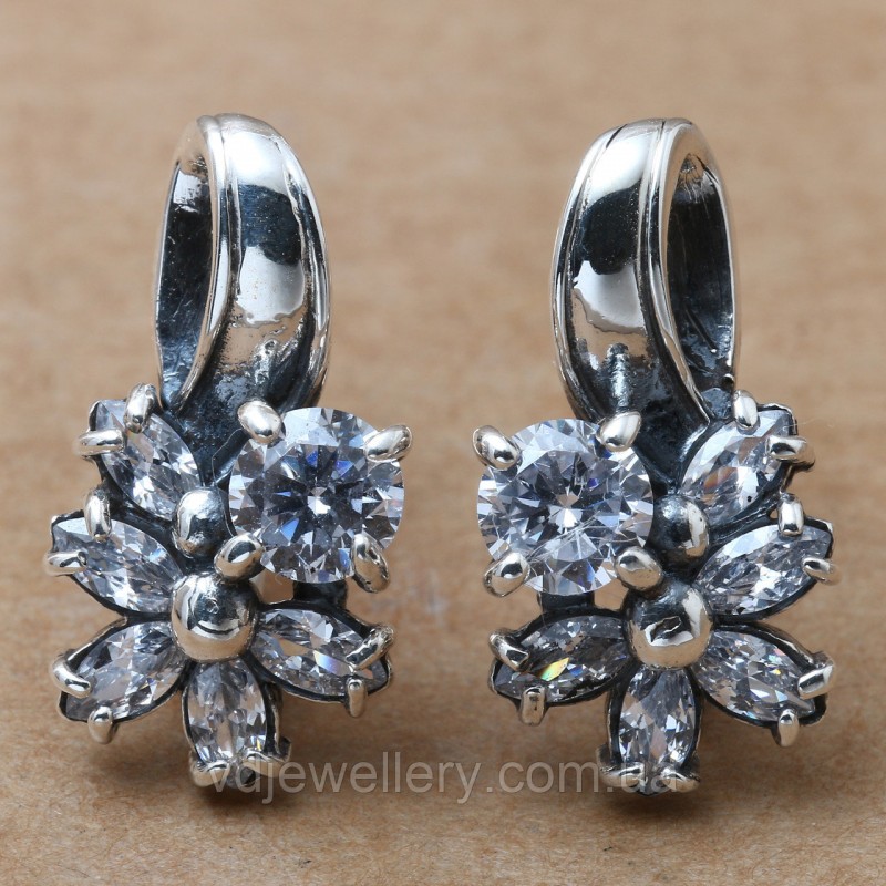 Серебряные серьги 460КН