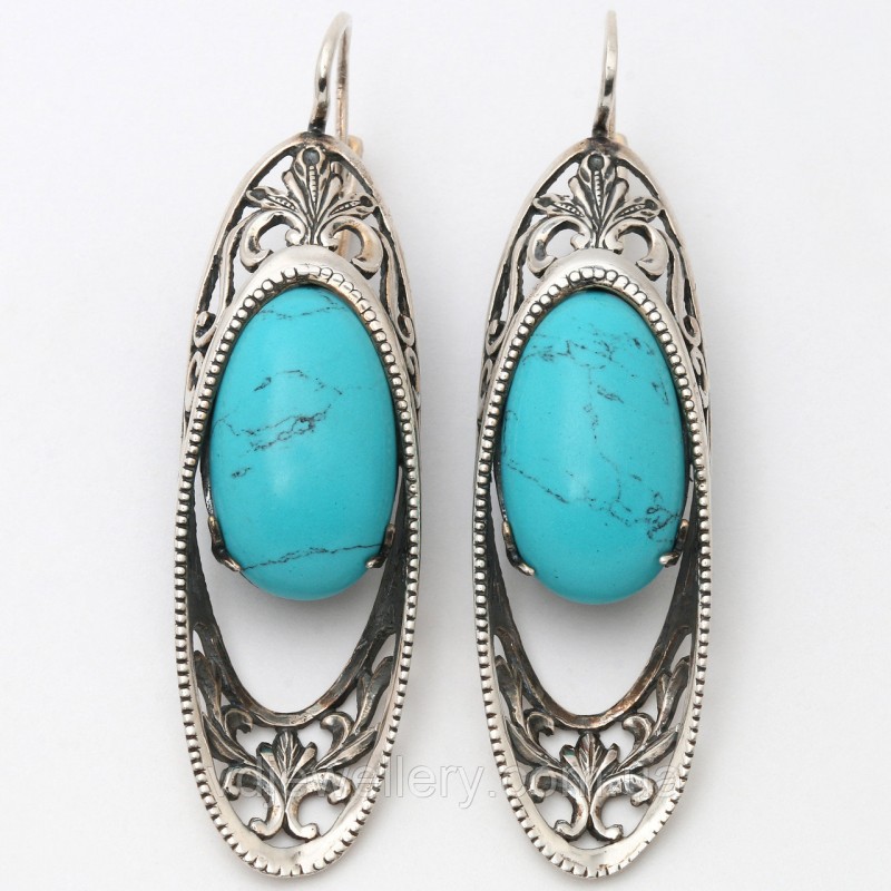 Серебряные серьги 413кн