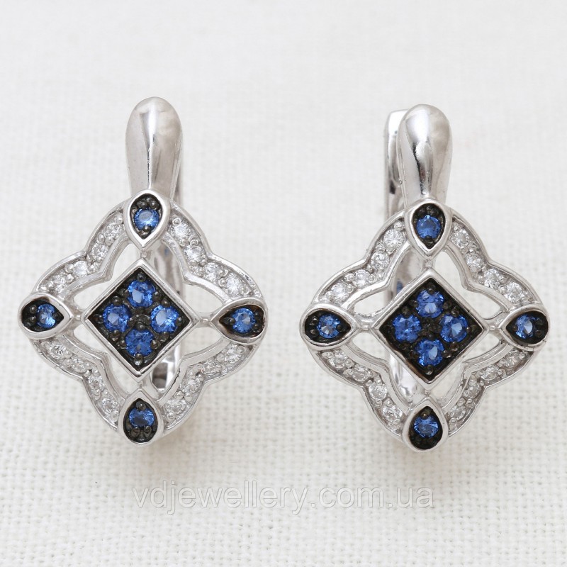 Серебряные серьги СЖХ-216