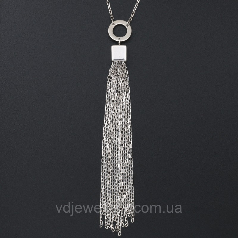Серебряное колье 4100327