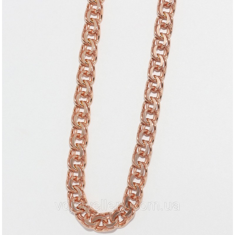 Серебряная позолоченная цепочка ЕХ-20