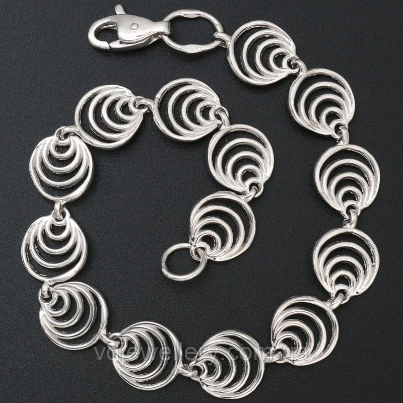 Серебряный браслет 48ЦФ