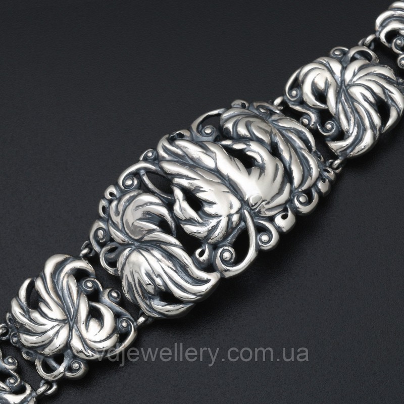 Серебряный браслет 73ЦФ