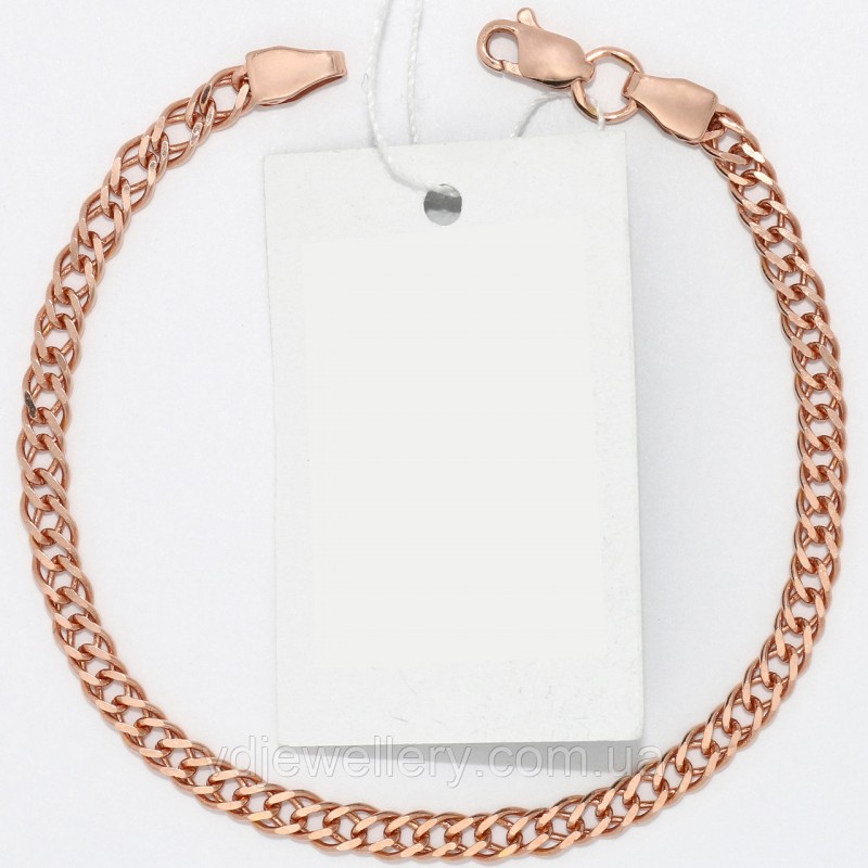 Серебряный браслет с позолотой БХН-24