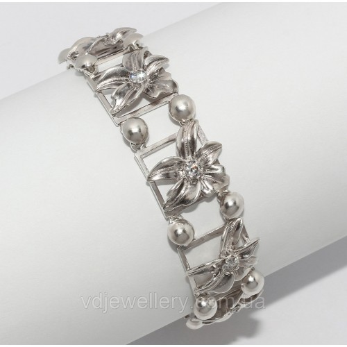 Серебряный браслет 19ЦФ