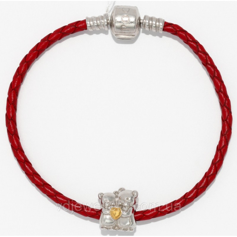 Серебряный браслет с шармом БХН-27