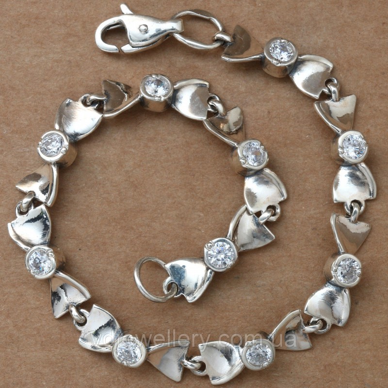 Серебряный браслет 8ЦФ