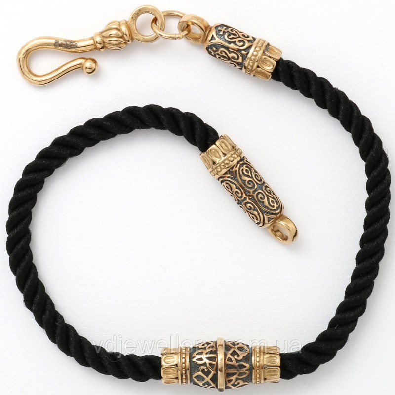 Серебряный церковный браслет БХН-26