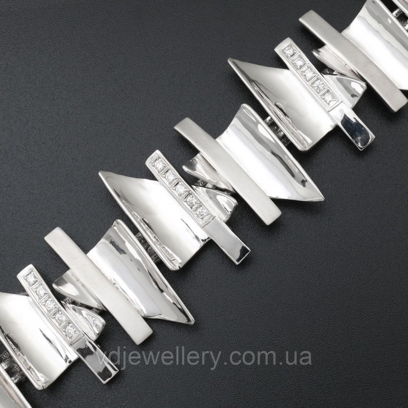 Серебряный браслет 106цф