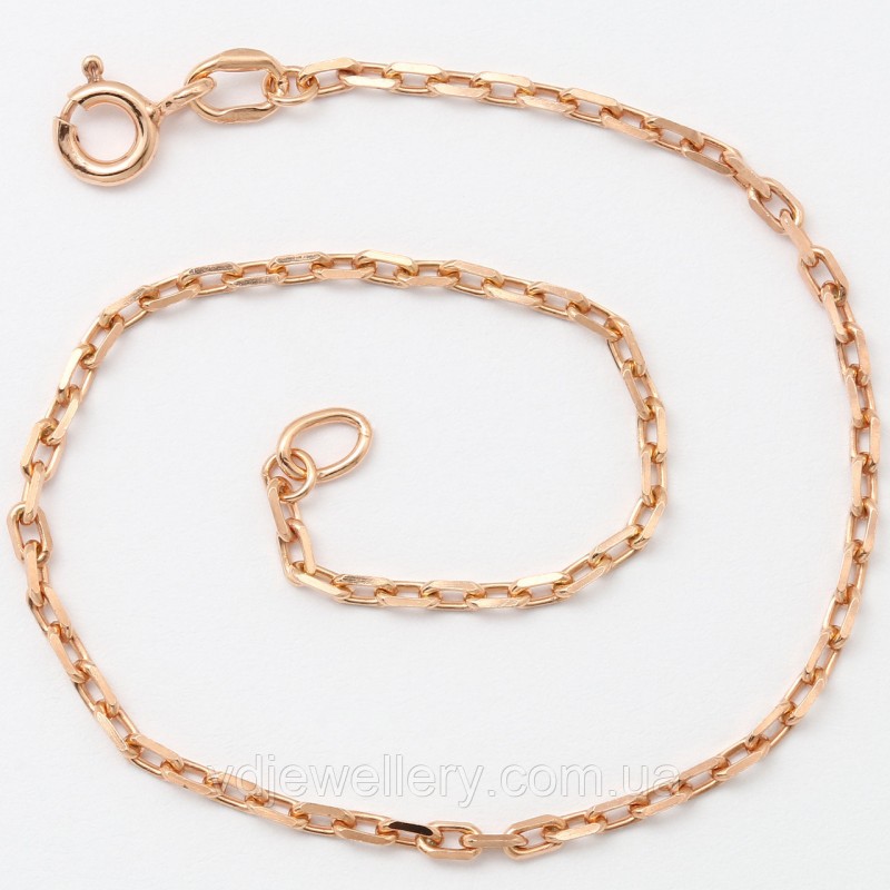 Серебряный браслет с позолотой БХН-56